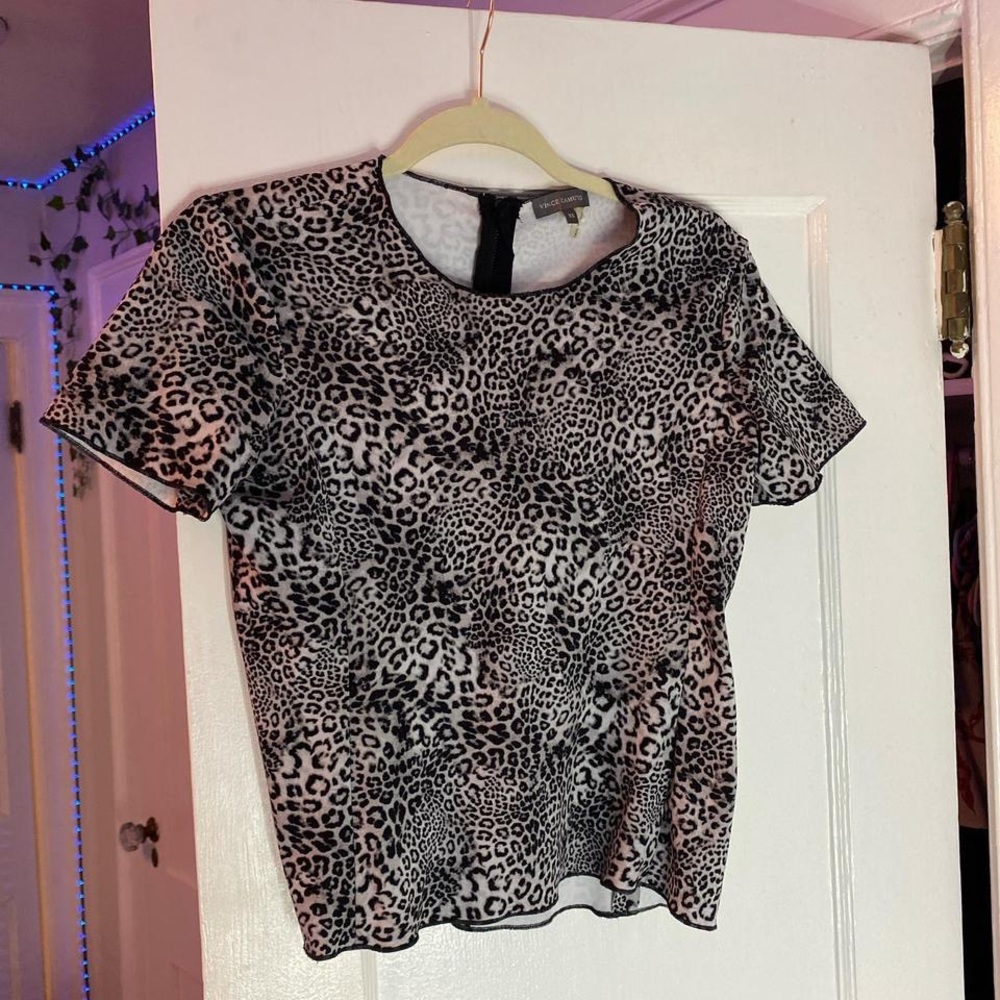 Vince Camuto Cheetah Print Top - image 2
